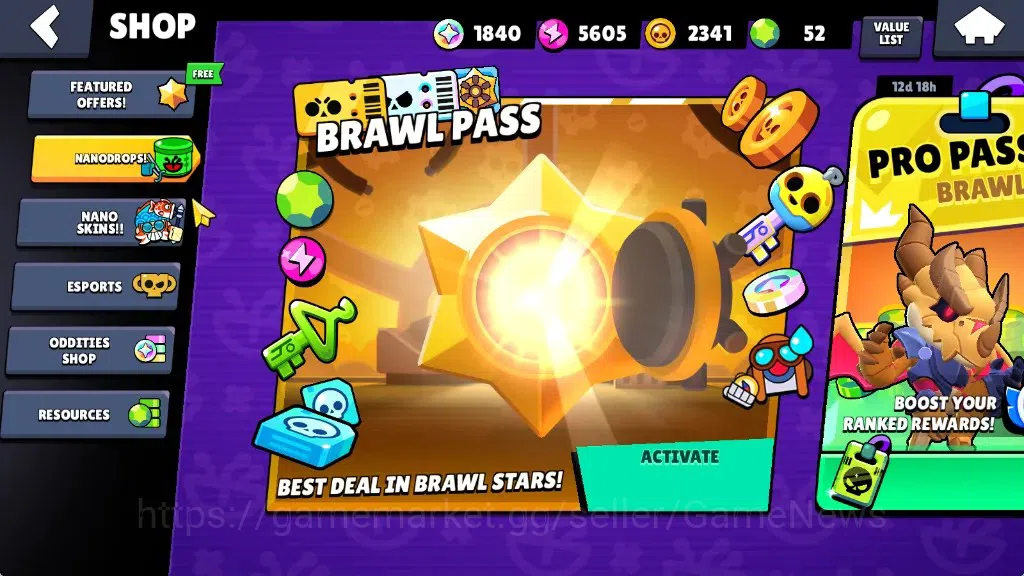 Brawl Stars Accounts 2091 Trophy|24 Brawlers 4 Max|5k PP|1 Prestige|1 Legendary(Mecha Edgar),1 Mythic(Gridiron Otis),4 6
