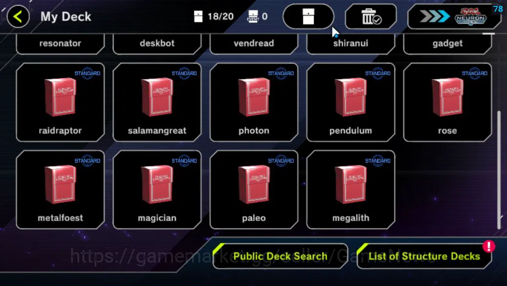Yu-Gi-Oh! Master Duel Accounts Mid-Level Lv 18 |18 Deck |VS K9,Yummy,Resonator,Dragonmaid,Etc|Ranked Available|Konami|CE 3