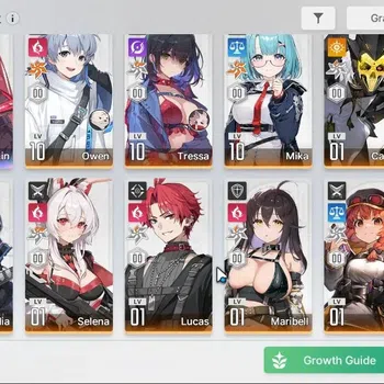 Chaos Zero Nightmare Accounts GLOBAL Lv 55|7 SSR[ArabelaM2+Sign,Tenebria,Adelheid,Diana,Vero,MeiLin,Rin]|11