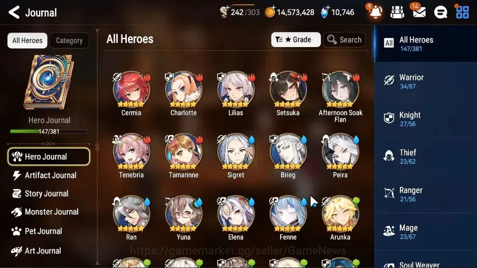 Epic Seven Accounts ASIA Unverif|New Era|11 ML(Salome,GenRAS,Belian,AB image 7