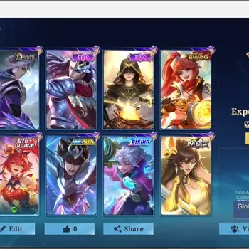 Mobile Legends: Bang Bang Accounts Others Global|137S|Expert|MYTH24 Clint,Rising lolita,SPB Cyclops,NRT Vale,DT Ling,Epic