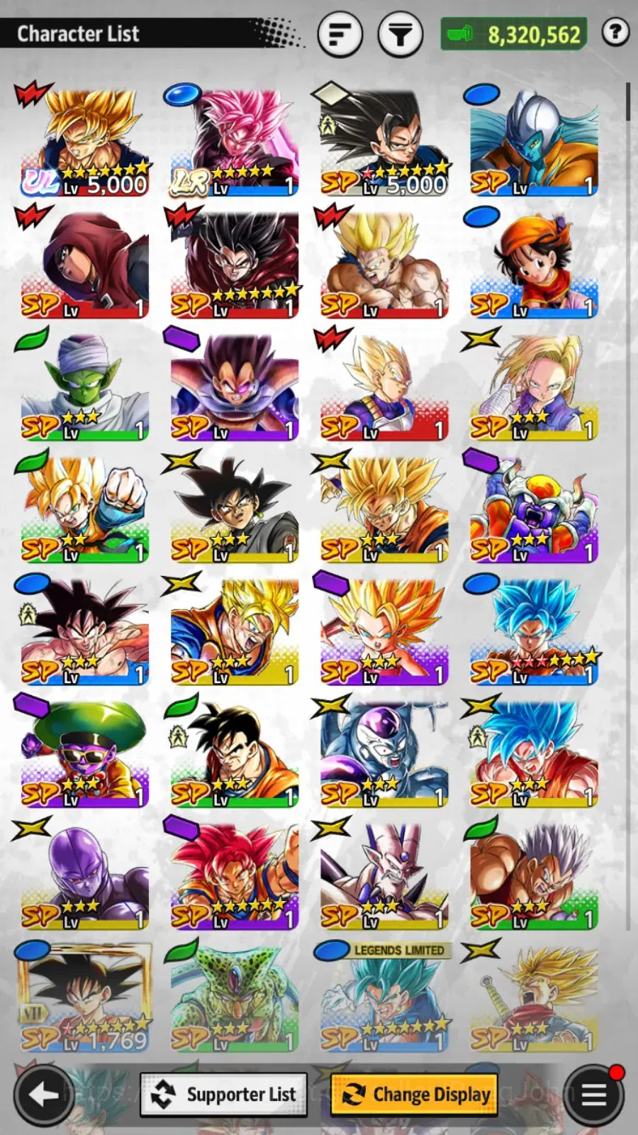 Dragon Ball Legends Accounts Android | High Level 144 acc, 8.3M TotalPower, 28. image 3