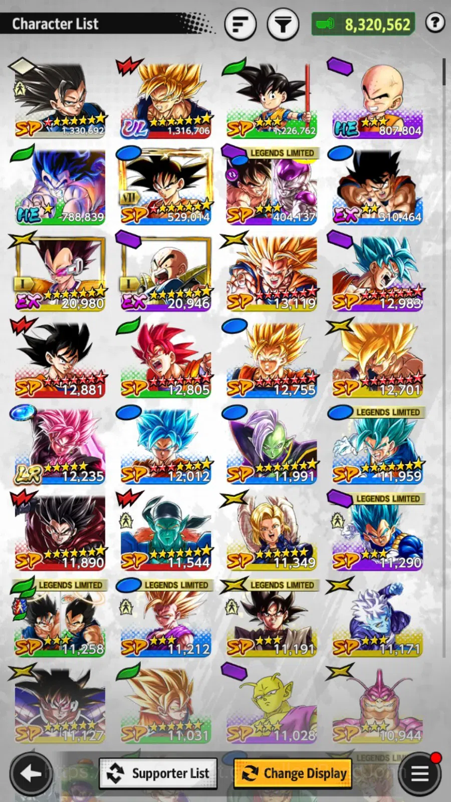 Dragon Ball Legends Accounts Android | High Level 144 acc, 8.3M TotalPower, 28. image 4