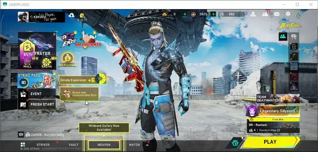 Blood Strike Accounts ASIA| ETERNAL AUG-Empyrean|Ultra [M4A1,URB,M700,Th image 1