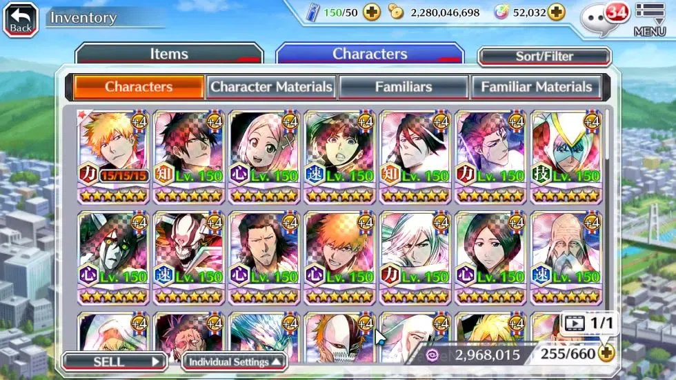 Bleach: Brave Souls Accounts [GLOBAL]52K Orbs|2 Ichigo Renewd NewVersion,TYBW25 image 9