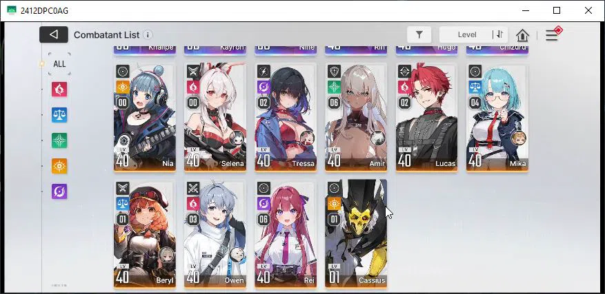 Chaos Zero Nightmare Accounts Global Lv41|6 SSR[Chizuru,RinM1,Khalipe,Kayron,Nin image 4