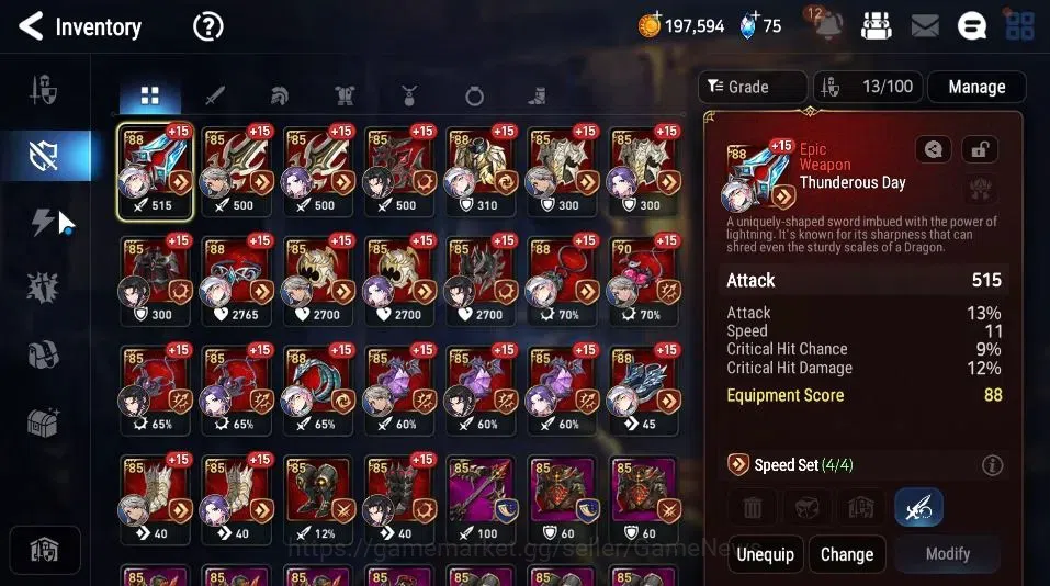 Epic Seven Accounts GLOBAL Unverif|NewEra|6 ML[LOTScales, BArunka,SSez image 19