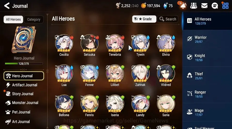 Epic Seven Accounts GLOBAL Unverif|NewEra|6 ML[LOTScales, BArunka,SSez image 5