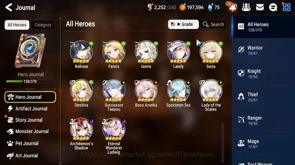 Epic Seven Accounts GLOBAL Unverif|NewEra|6 ML[LOTScales, BArunka,SSez image 6