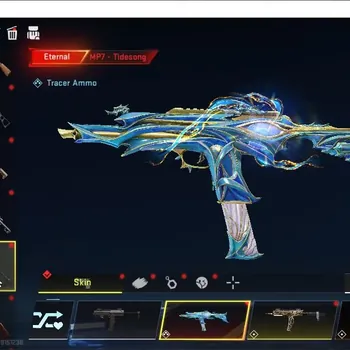Blood Strike Accounts Collab Skin ASIA|ETERNAL MP7 Tidesong Lv3|Collab AOT M4A1 BoF,Female Titan|16 Ultra KAG-6 Voltique