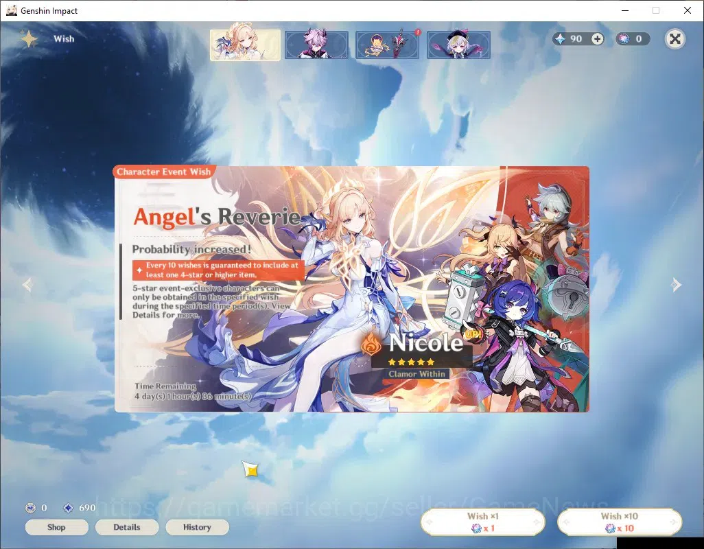 Genshin Impact Accounts ASIA|AR 46|All Unset|2 Limited+2 (*5Weapon)|Linnea image 11
