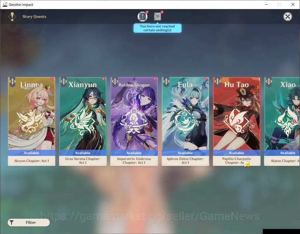 Genshin Impact Accounts ASIA|AR 46|All Unset|2 Limited+2 (*5Weapon)|Linnea image 19