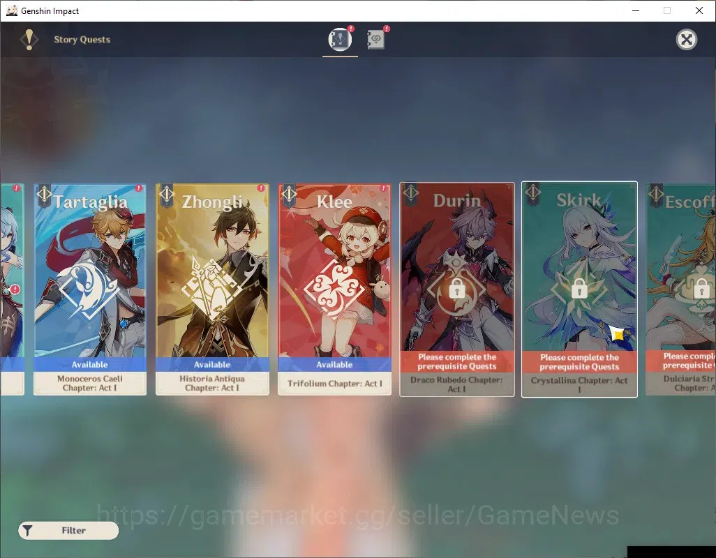 Genshin Impact Accounts ASIA|AR 46|All Unset|2 Limited+2 (*5Weapon)|Linnea image 20