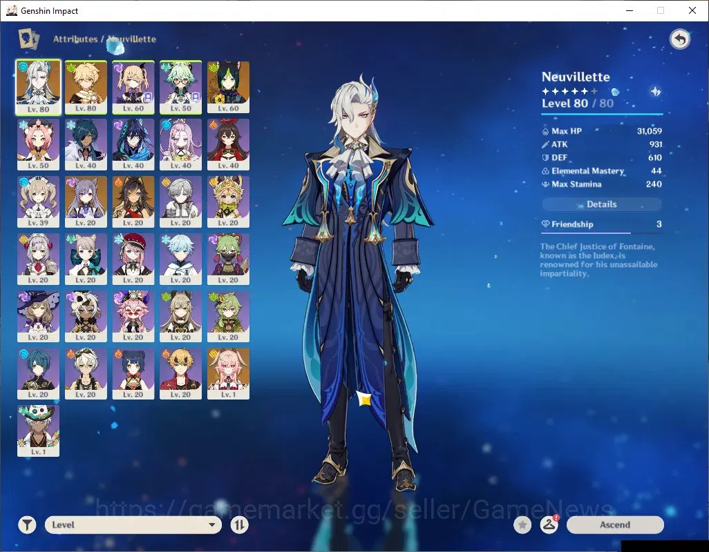 Genshin Impact Accounts ASIA|AR 46|All Unset|2 Limited+2 (*5Weapon)|Linnea image 3