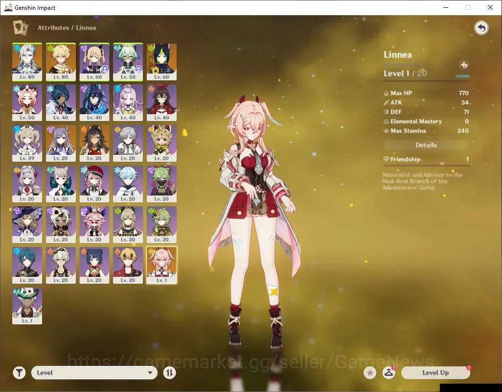 Genshin Impact Accounts ASIA|AR 46|All Unset|2 Limited+2 (*5Weapon)|Linnea image 4