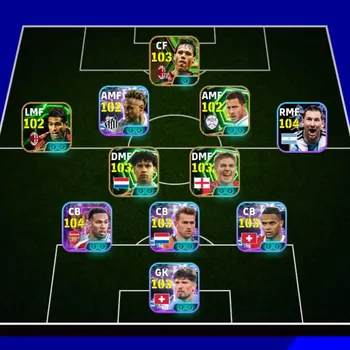 eFootball Accounts Starter FLASH SALE Kolektif 3190++ || Saliba Show Time X Kobel X Neymar X  Dirk Kuyt X Casillas X Pack
