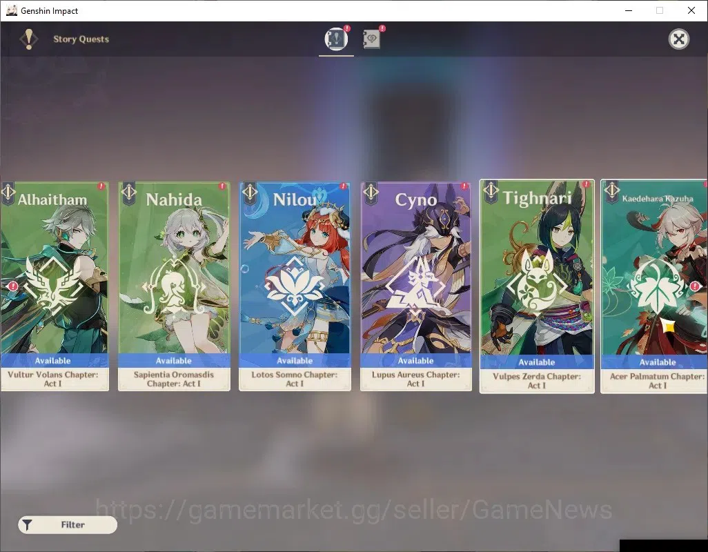 Genshin Impact Accounts Mid Game ASIA|AR 53|4 Limited +2(*5Wep)|[Xiao]+Sign,Columbina,Yelan,Yae Miko|Mc Male|Take Mail|Check 13