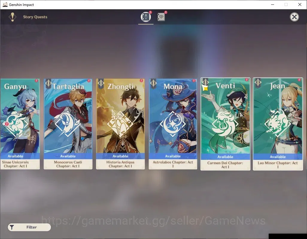 Genshin Impact Accounts Mid Game ASIA|AR 53|4 Limited +2(*5Wep)|[Xiao]+Sign,Columbina,Yelan,Yae Miko|Mc Male|Take Mail|Check 15