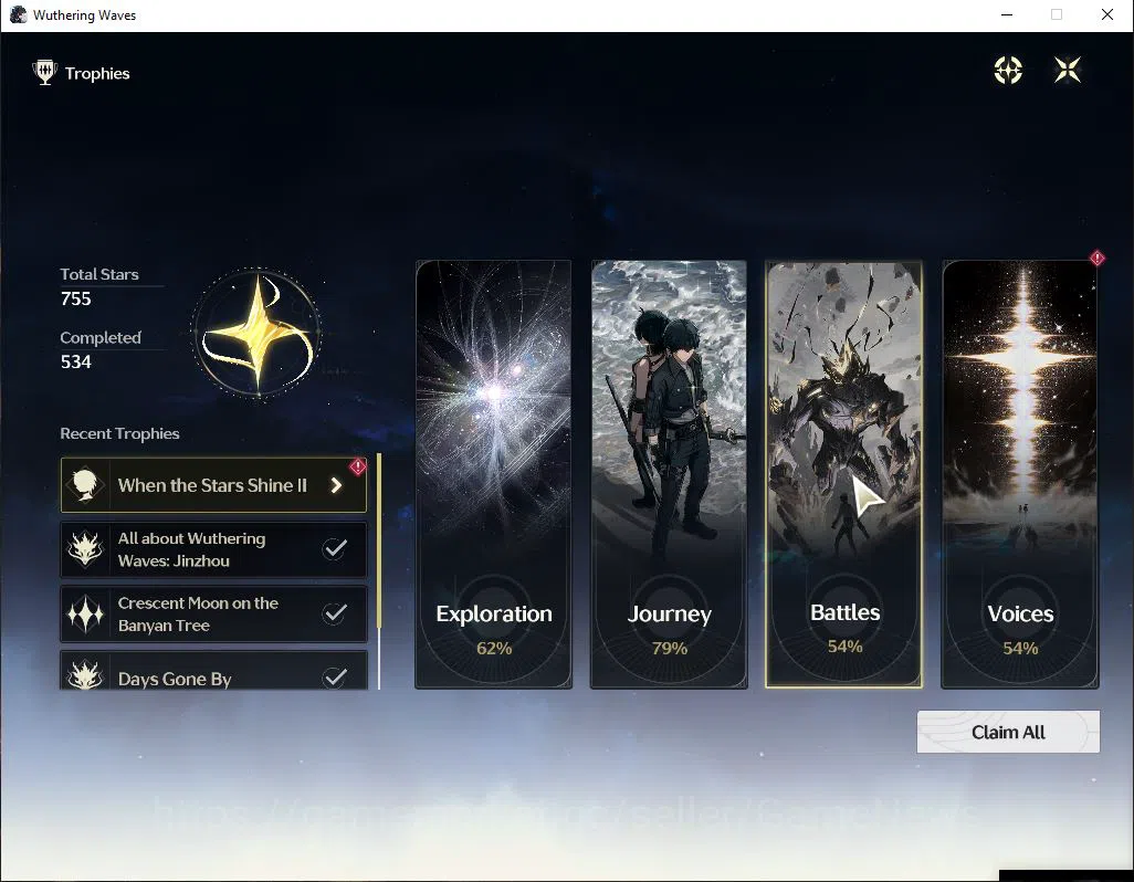 Wuthering Waves Accounts Starter NA|UL 46|1 Limited| [Luuk Herssen RC 3]+Sign |DB Lv30|Female MC|Log Kuro|Check SS (WW2803) 10