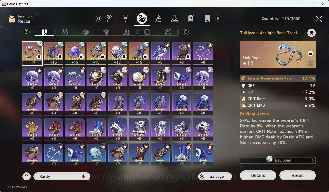 Honkai Star Rail Accounts Asia | TL27|1 Lim|Blade+Sign|Bronya+Sign|Ruan Mei  image 13
