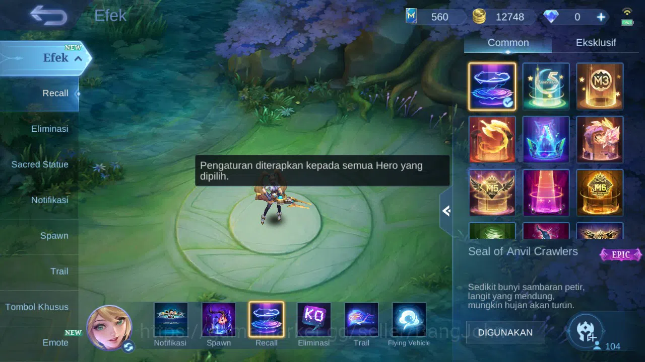 Mobile Legends: Bang Bang Accounts GLOBAL Hero 104 Skin 271 | 11.11 Nolan | JJK Julia image 12