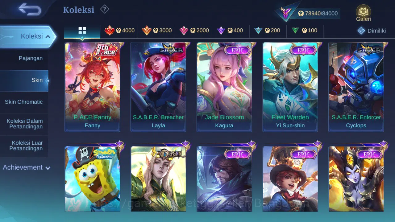 Mobile Legends: Bang Bang Accounts GLOBAL Hero 104 Skin 271 | 11.11 Nolan | JJK Julia image 4
