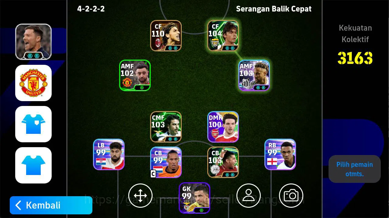 eFootball Accounts power 3163, Ibrahimovic legend, Neymar show, fiore image 1