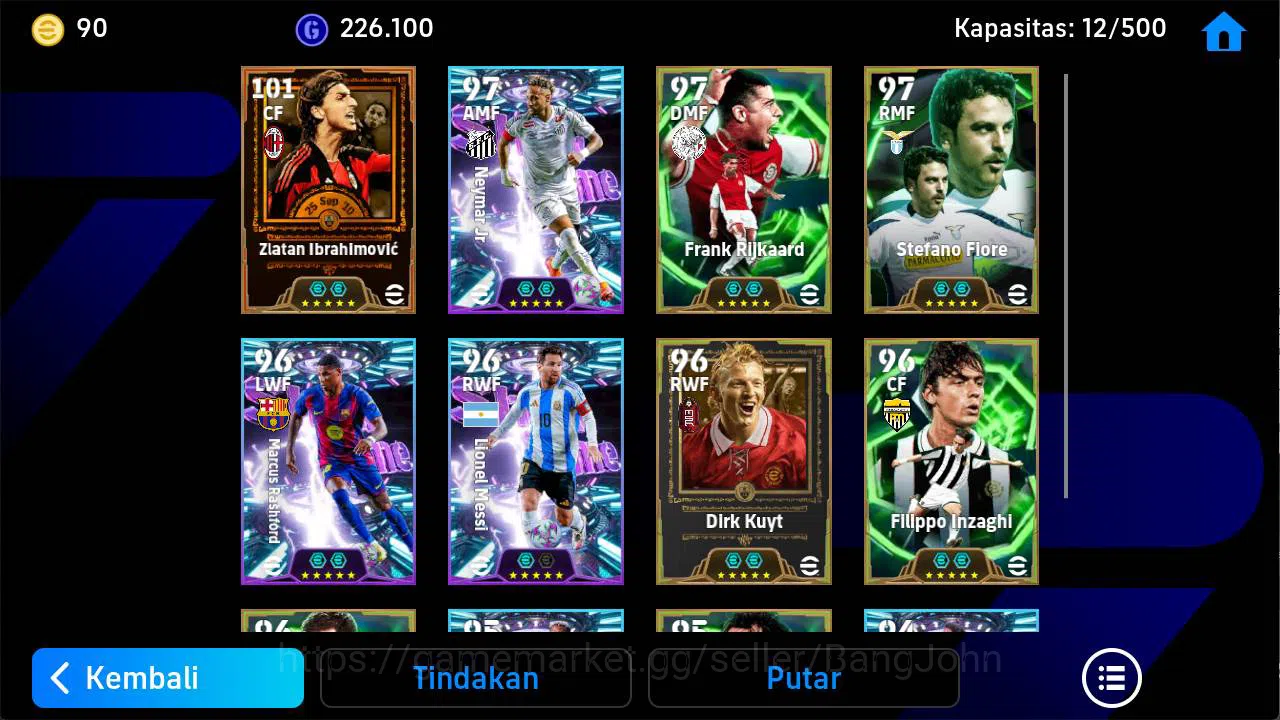 eFootball Accounts power 3163, Ibrahimovic legend, Neymar show, fiore image 4