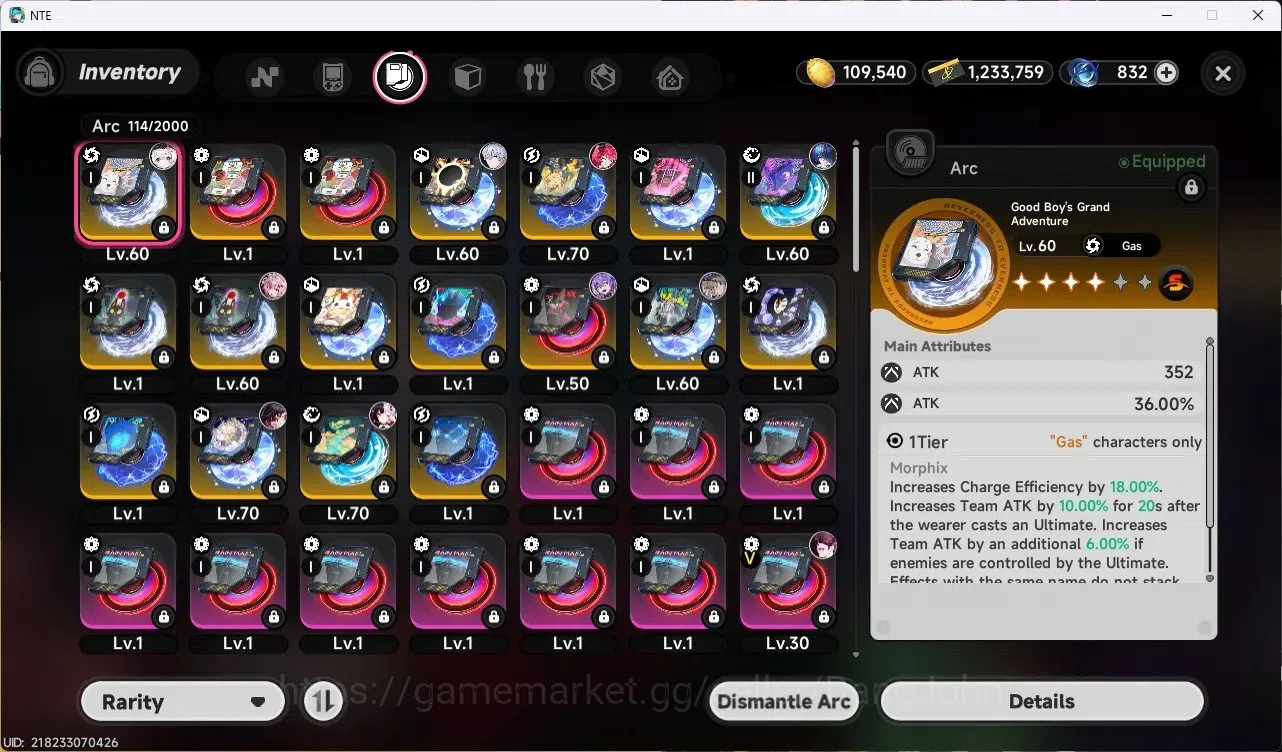 Neverness to Everness Accounts SEA|Lv 46|8 S-Class [LacrimosaA2,NanallyA1+Phoenix image 16