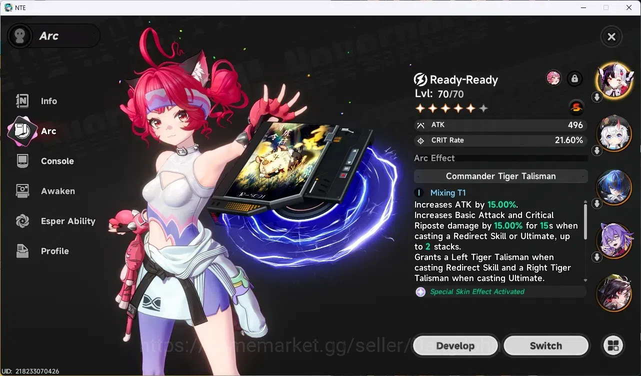 Neverness to Everness Accounts SEA|Lv 46|8 S-Class [LacrimosaA2,NanallyA1+Phoenix image 6