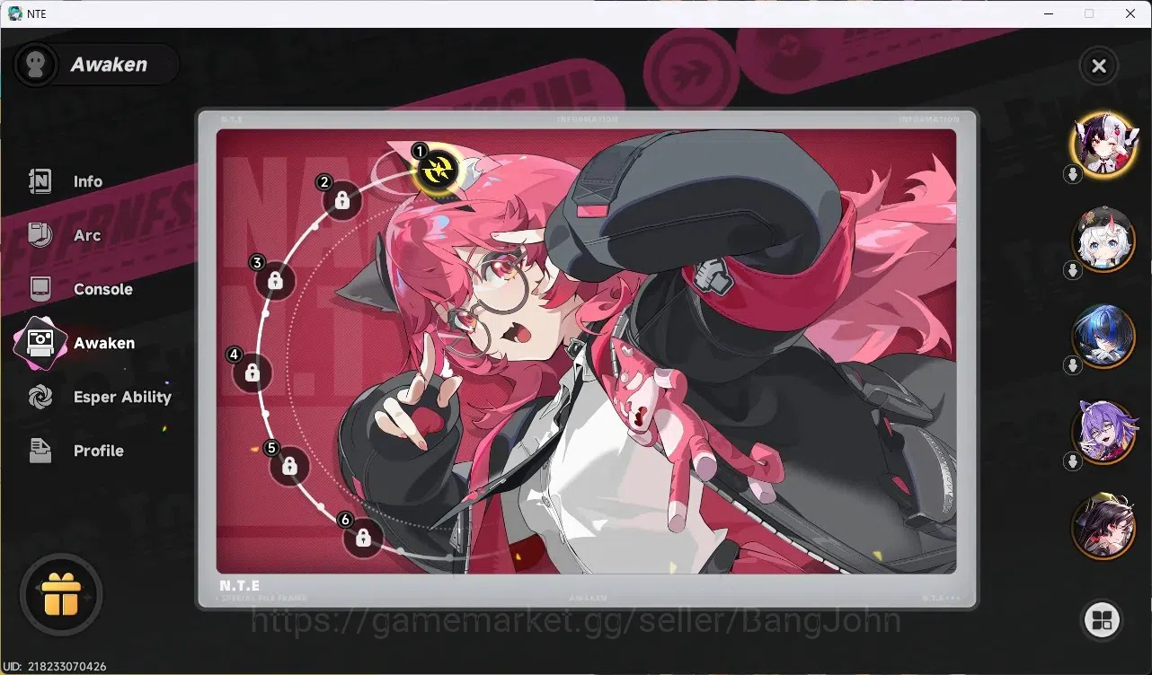 Neverness to Everness Accounts SEA|Lv 46|8 S-Class [LacrimosaA2,NanallyA1+Phoenix image 7