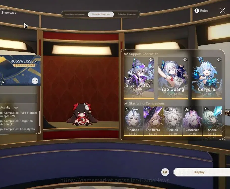 Honkai Star Rail Accounts Asia|TL 70|5 PremTeam|25 Limited|[(FeixiaoE1,Casto image 2