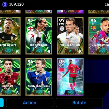 eFootball Accounts Legends & Iconic Players Android|PW 3166|BIGT LionelMessi,EPIC Aubameyang Aguero RuiCosta Puyol Ferdinand