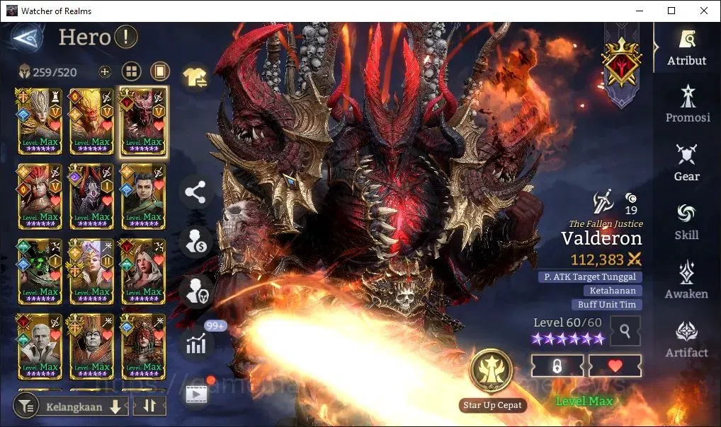 Watcher of Realms Accounts GLOBAL 60x|14M Power|13 Lord[ValderonA5,IngridA2,E image 14