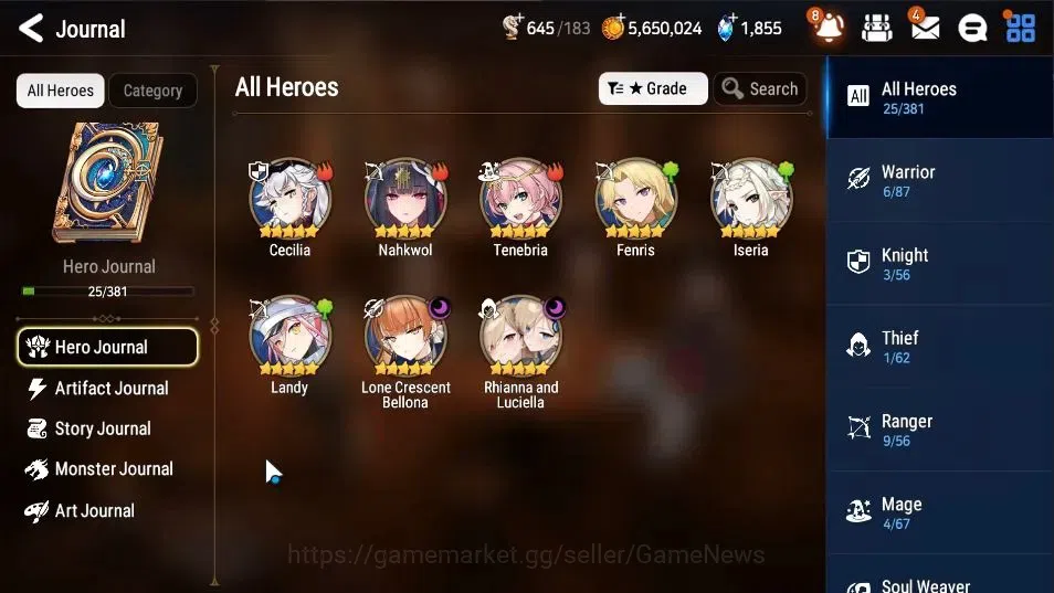 Epic Seven Accounts GLOBAL Unverif|New Era|2 ML(Rhianna&Luciella, LC B image 5