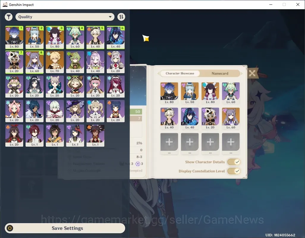 ASIA|AR 50|Flins C1 Pream Team|3 Limited + 3 (*5 Weapon)|(Ineffa)+Sign,Columbina|1 Standard Keqing|Male MC|Take Mail|GI8028 Genshin Impact Accounts Others ASIA|AR 50|Flins C1 Pream Team|3 Limited + 3 (*5 Weapon)|(Ineffa)+Sign,Columbina|1 Standard