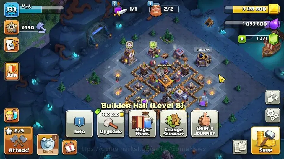 Clash of Clans Accounts TH 15-BH 8|LV 133|Limited Skin|HH 9|BK 40,AQ 60,GW image 6