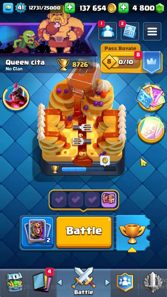 Clash Royale Accounts Lv 41|Trophy 8726|KTL 13|LMT Skin|Card 121|1 Hero image 1