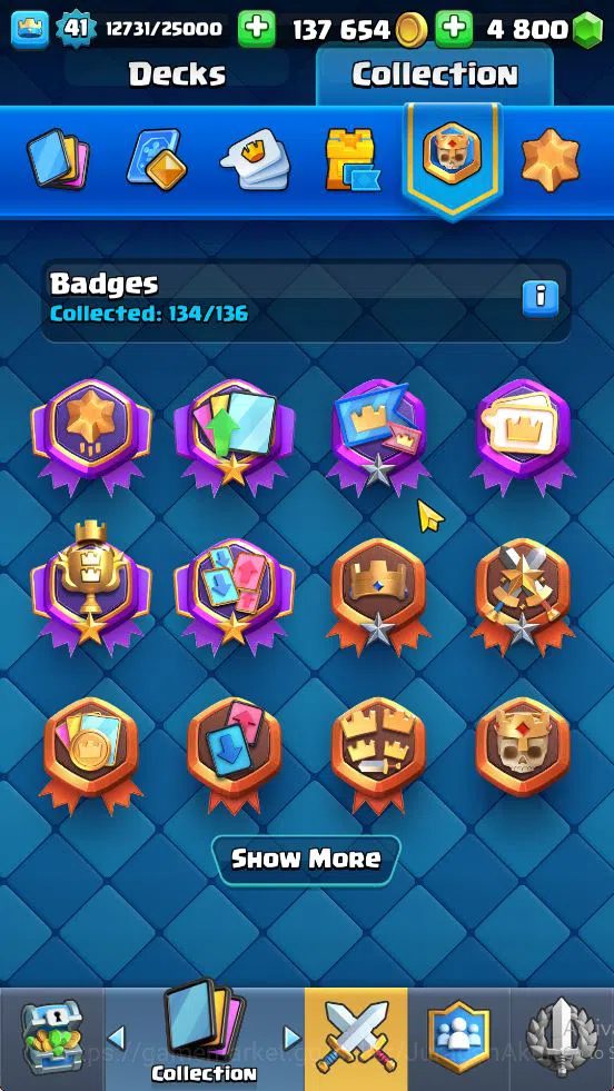 Clash Royale Accounts Lv 41|Trophy 8726|KTL 13|LMT Skin|Card 121|1 Hero image 10