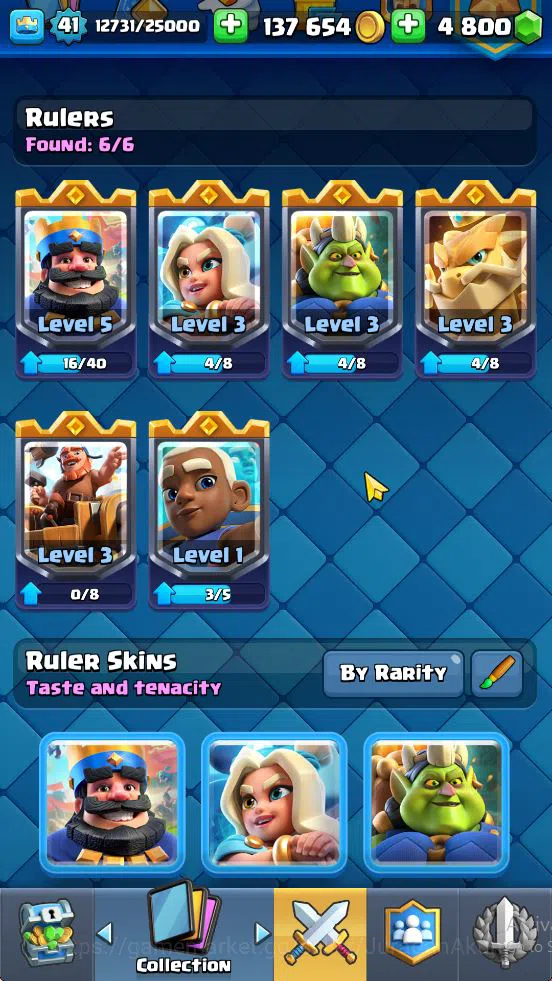 Clash Royale Accounts Lv 41|Trophy 8726|KTL 13|LMT Skin|Card 121|1 Hero image 11