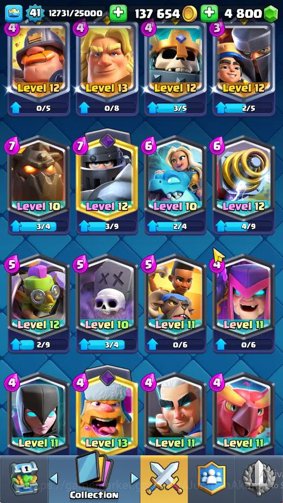 Clash Royale Accounts Lv 41|Trophy 8726|KTL 13|LMT Skin|Card 121|1 Hero image 13