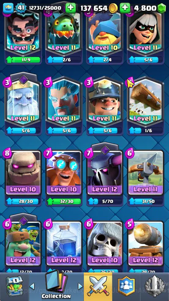 Clash Royale Accounts Lv 41|Trophy 8726|KTL 13|LMT Skin|Card 121|1 Hero image 14