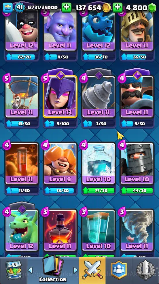 Clash Royale Accounts Lv 41|Trophy 8726|KTL 13|LMT Skin|Card 121|1 Hero image 15