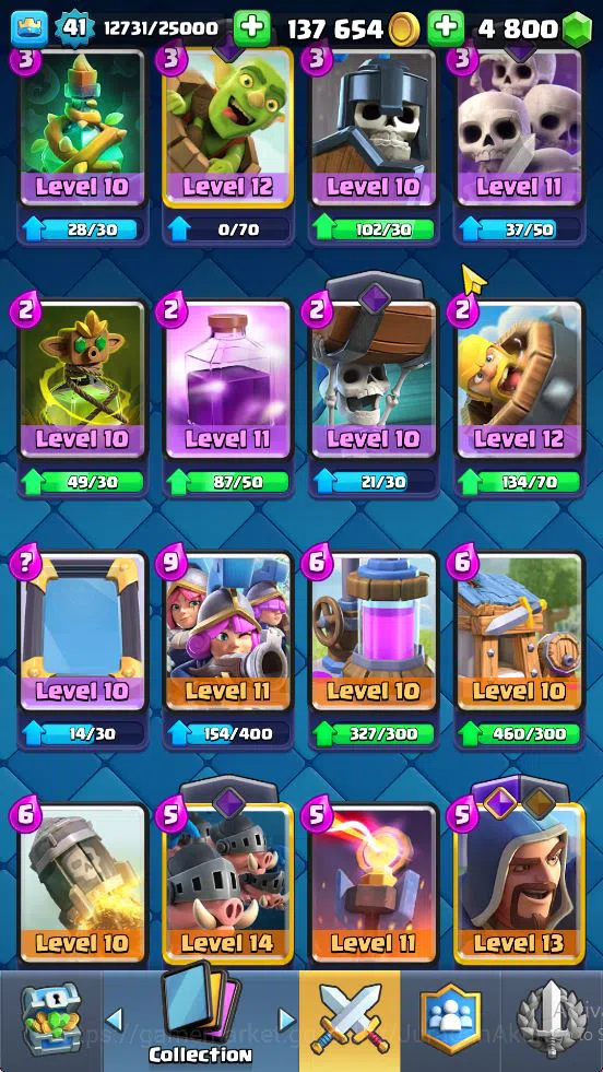 Clash Royale Accounts Lv 41|Trophy 8726|KTL 13|LMT Skin|Card 121|1 Hero image 16
