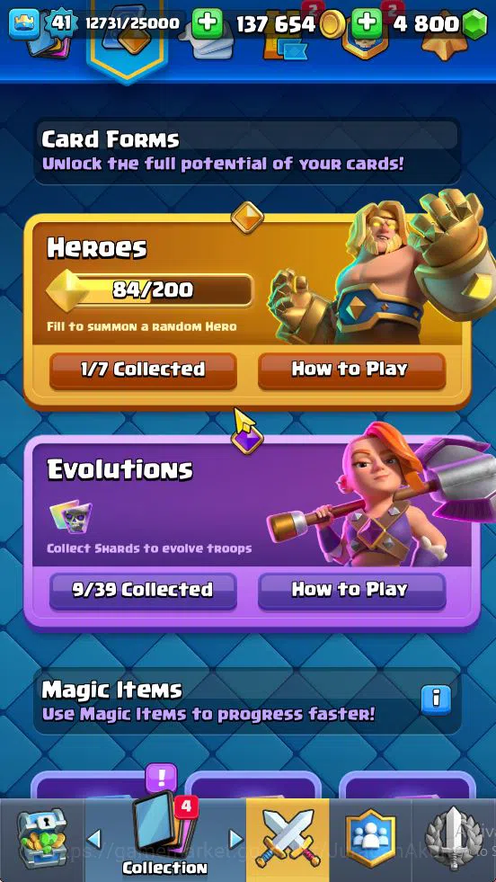 Clash Royale Accounts Lv 41|Trophy 8726|KTL 13|LMT Skin|Card 121|1 Hero image 5