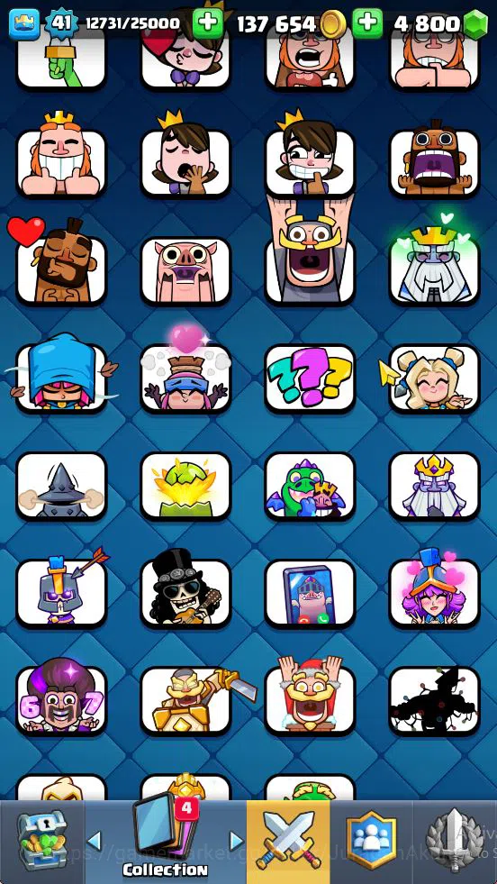 Clash Royale Accounts Lv 41|Trophy 8726|KTL 13|LMT Skin|Card 121|1 Hero image 8