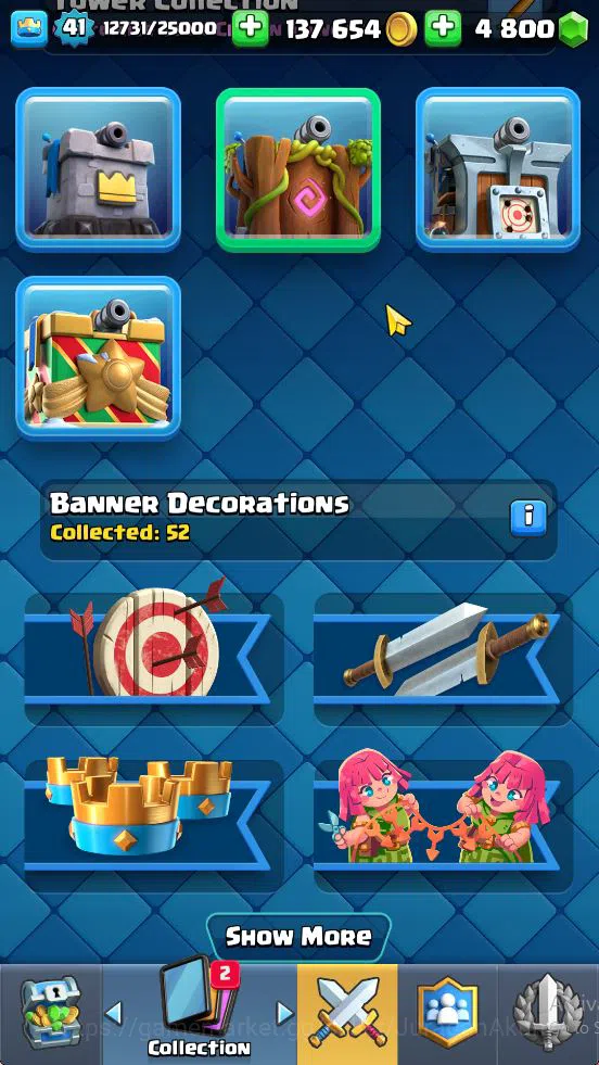 Clash Royale Accounts Lv 41|Trophy 8726|KTL 13|LMT Skin|Card 121|1 Hero image 9