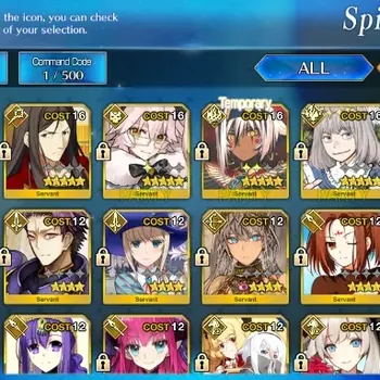Fate-Grand Order Accounts NA Septem Lvl 19 |4 SSR Servant|(Koyanskaya Light, Oberon, Waver, Enkidu)|107 Golden