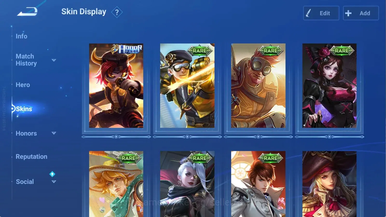 Honor of Kings Accounts Global | 54H 28S | EPIC Hou Yi, EPIC Flowborn, EPI image 4