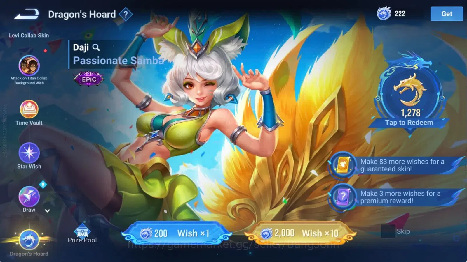 Honor of Kings Accounts Global | 54H 28S | EPIC Hou Yi, EPIC Flowborn, EPI image 7